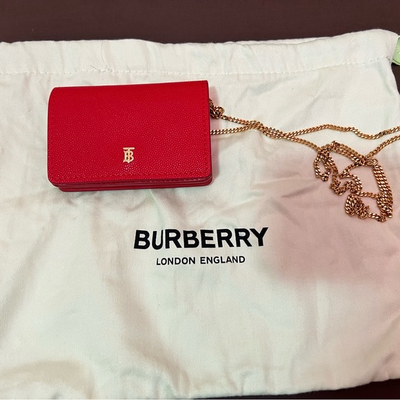 Authentic Burberry Jessie Chain Card Case, excellent condition - Picture 5 of 11